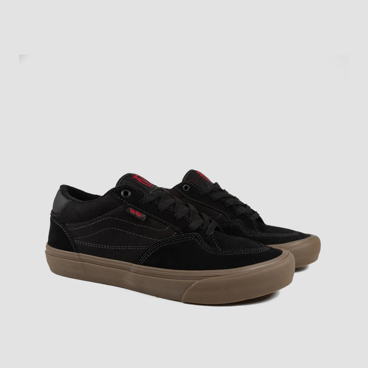 Vans Skate Rowan Shoes - Black/Dark Gum