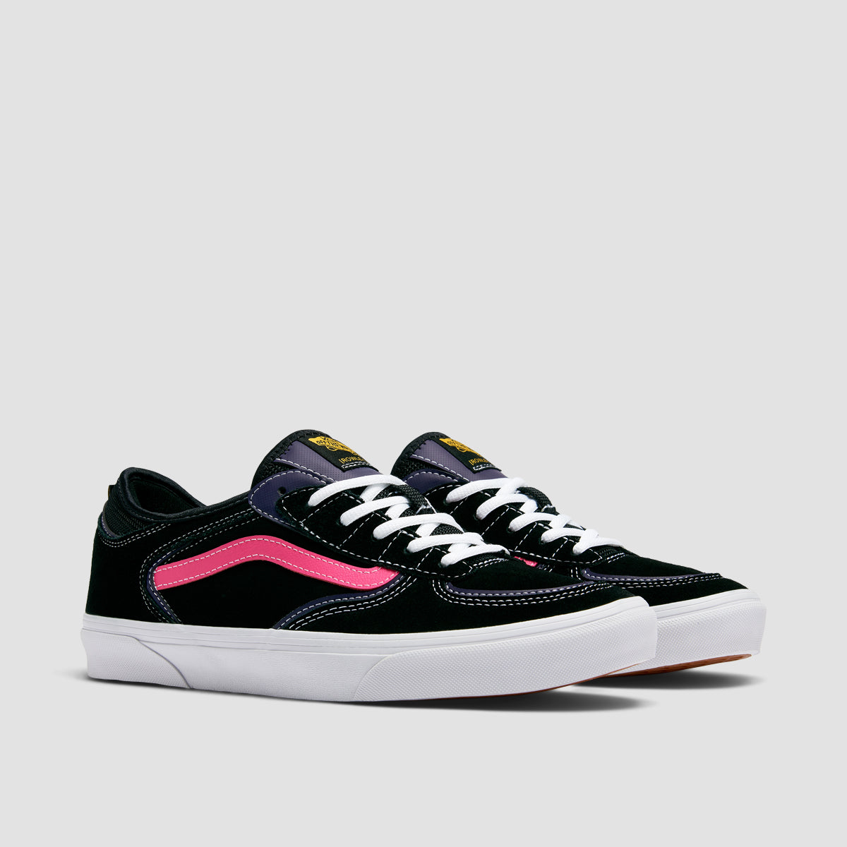 Vans Skate Rowley Shoes - Black/Pink