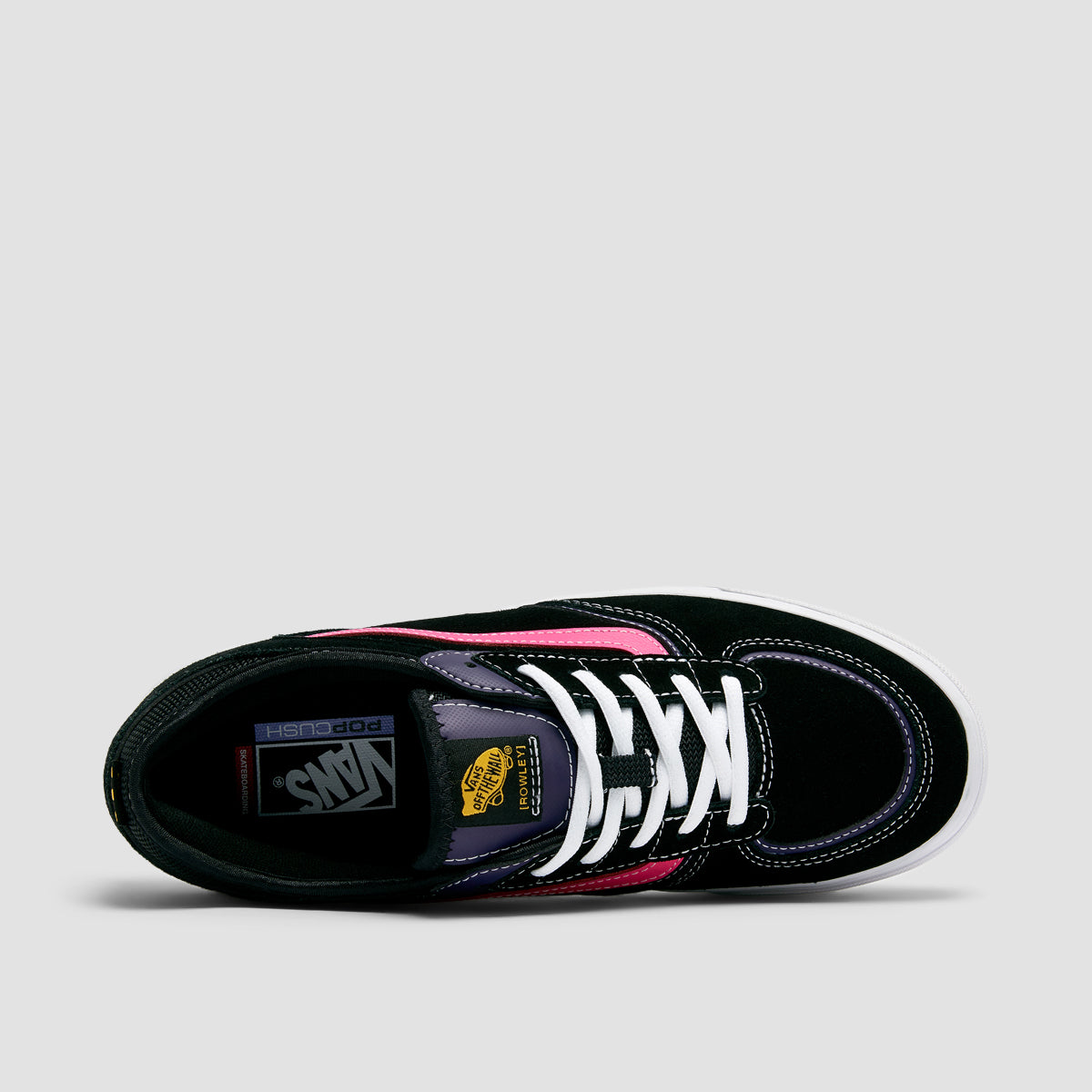 Vans Skate Rowley Shoes - Black/Pink