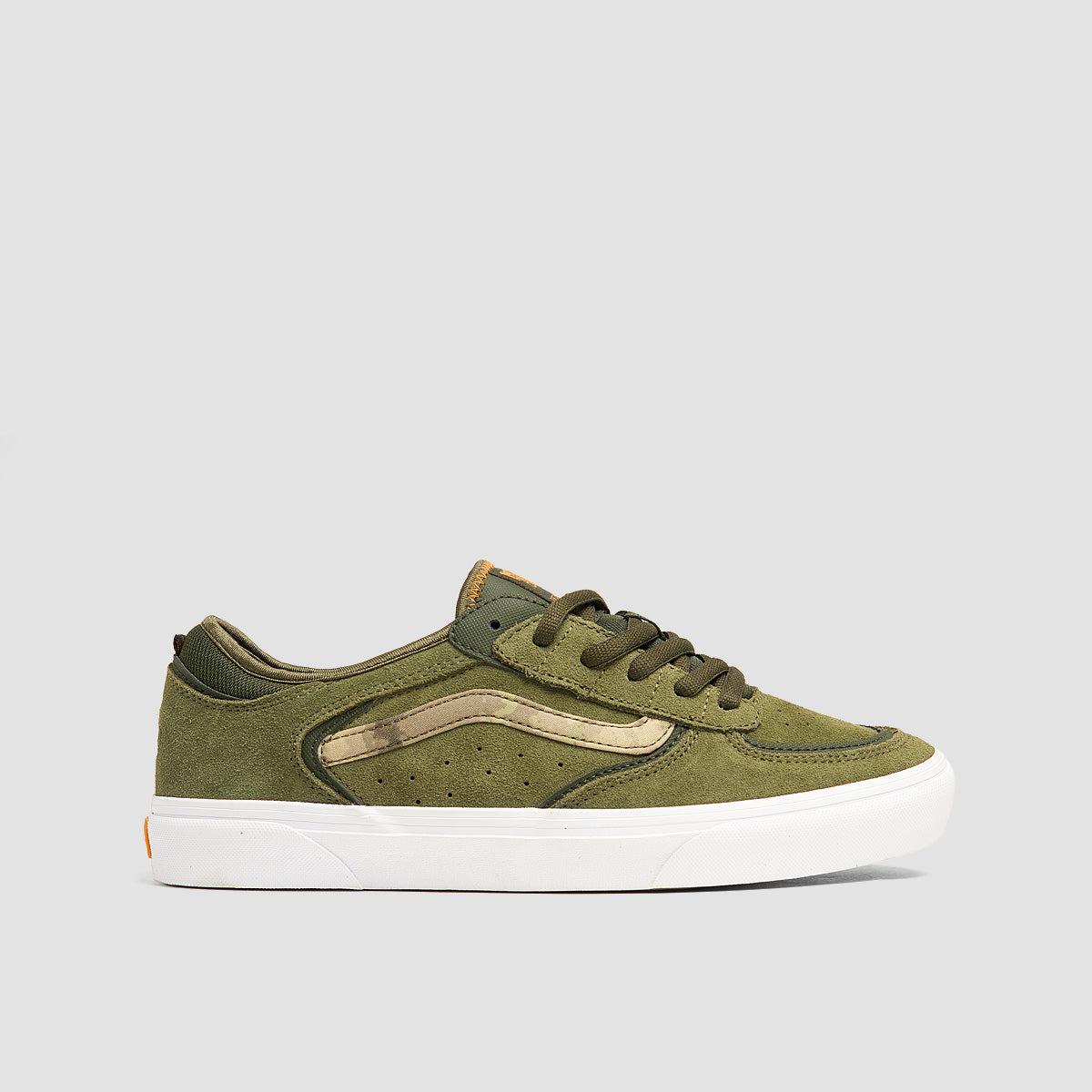 Vans Skate Rowley Shoes - Camo Mossy Olive