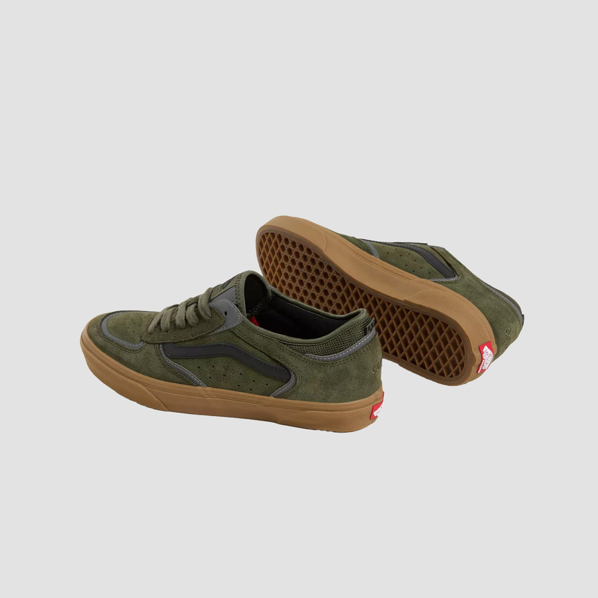 Vans Skate Rowley Shoes - Green/Gum