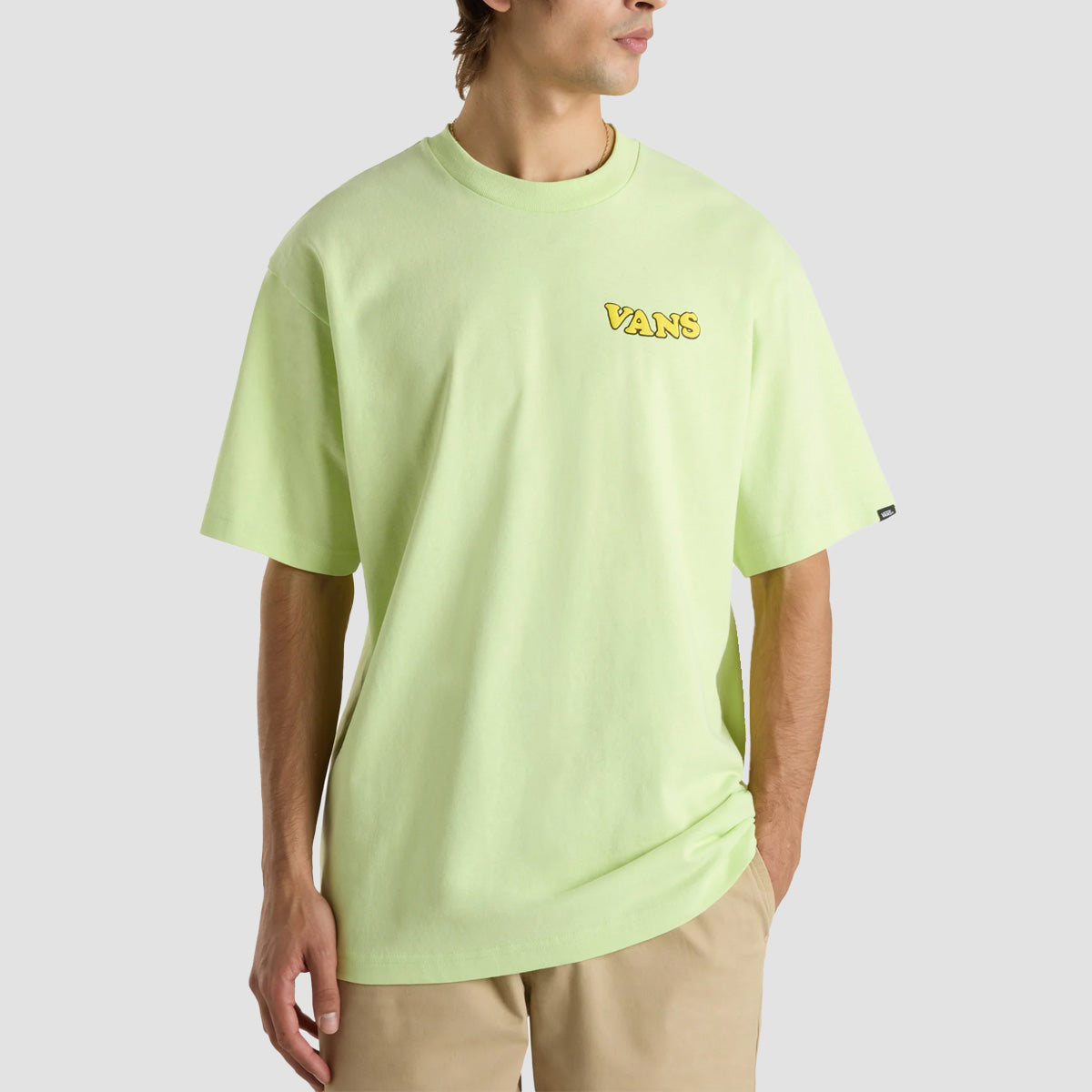 Vans Skull La Shaka Loose T-Shirt Shadow Lime