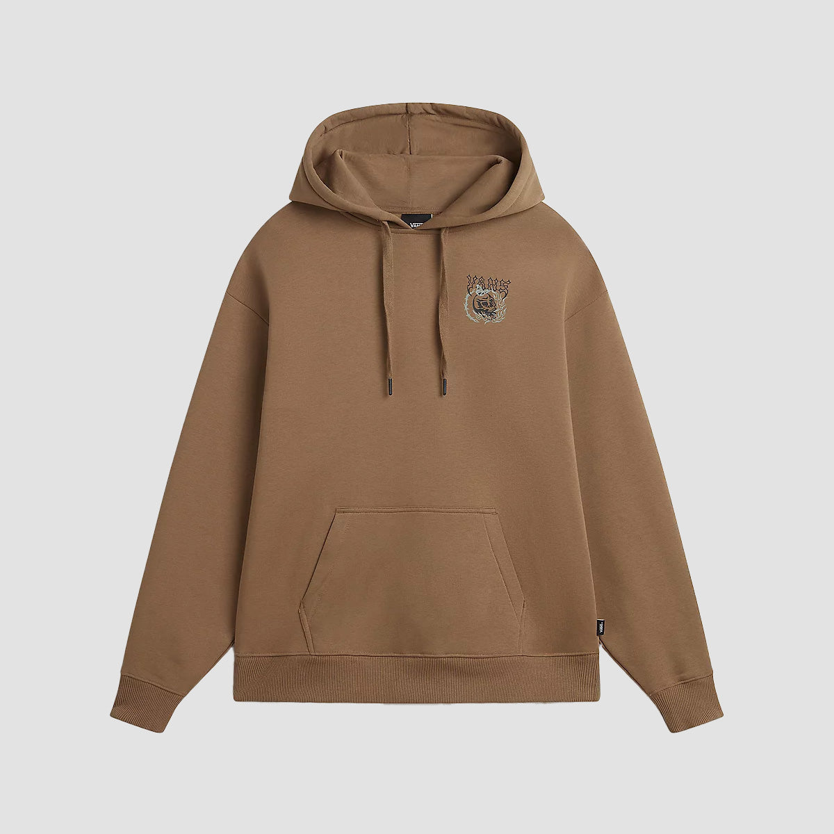 Vans Skull Oversized Pullover Hoodie Otter - Womens