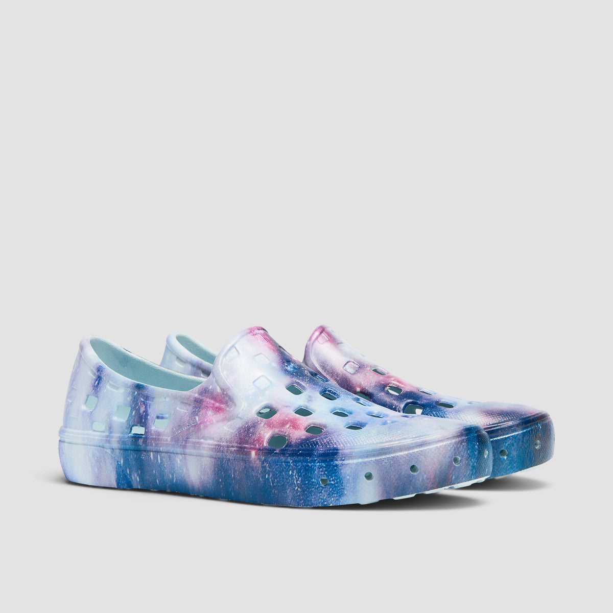 New Vans Classic Slip On Galaxy Sneakers Blue Purple newest