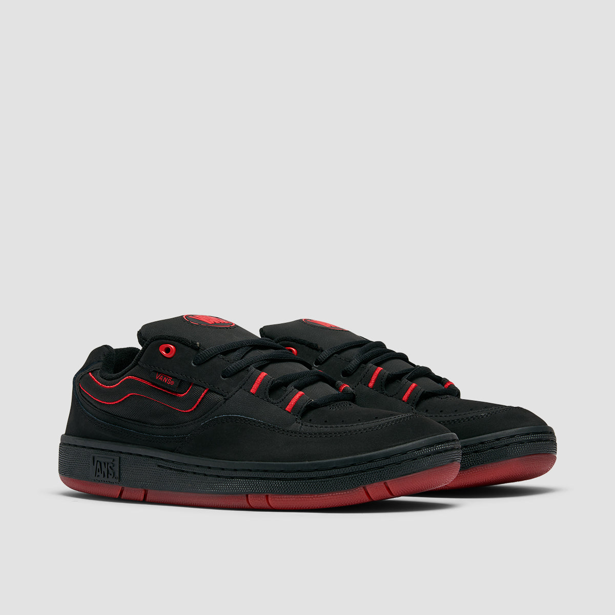 Vans Speed LS Shoes - Pop Black/Red