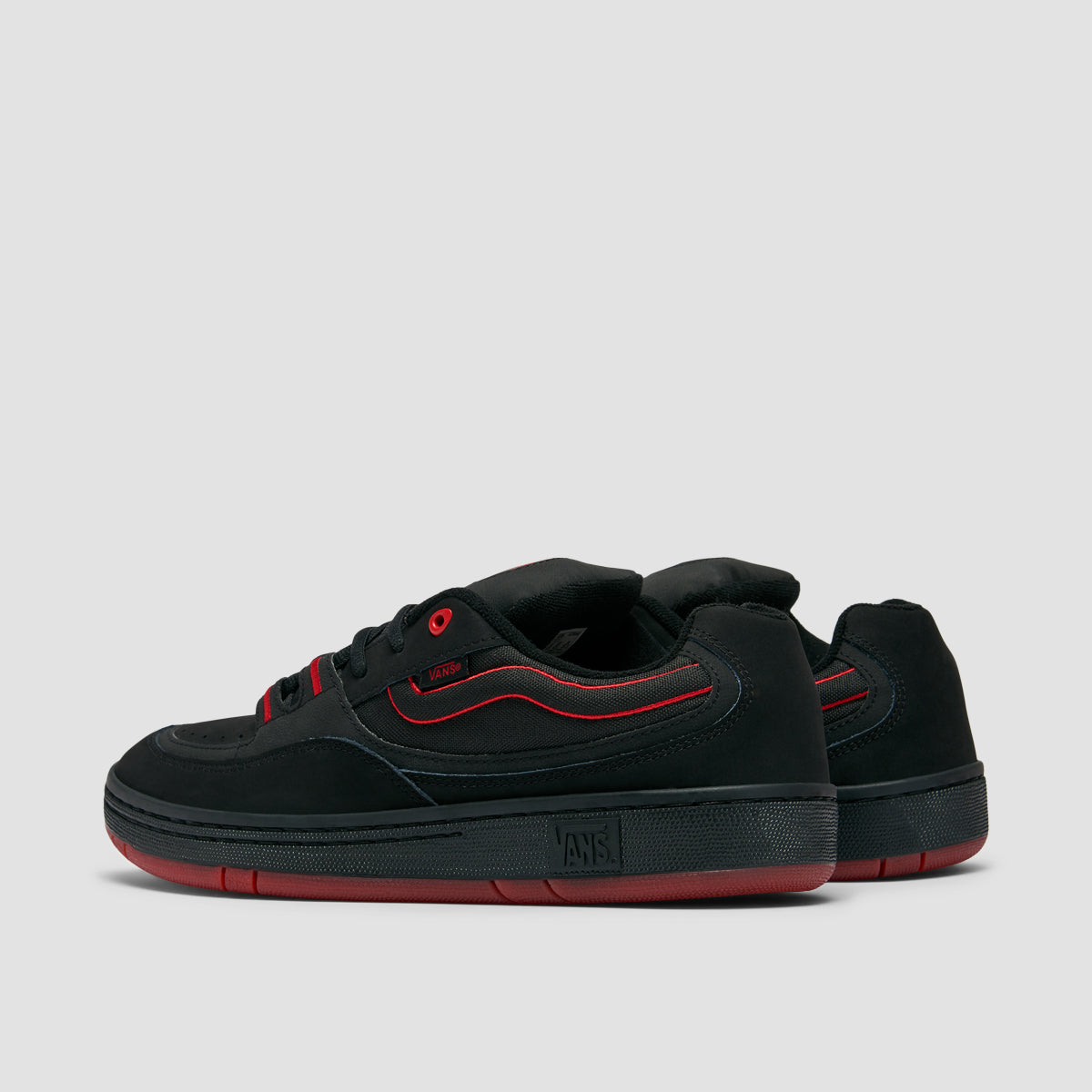 Vans Speed LS Shoes - Pop Black/Red