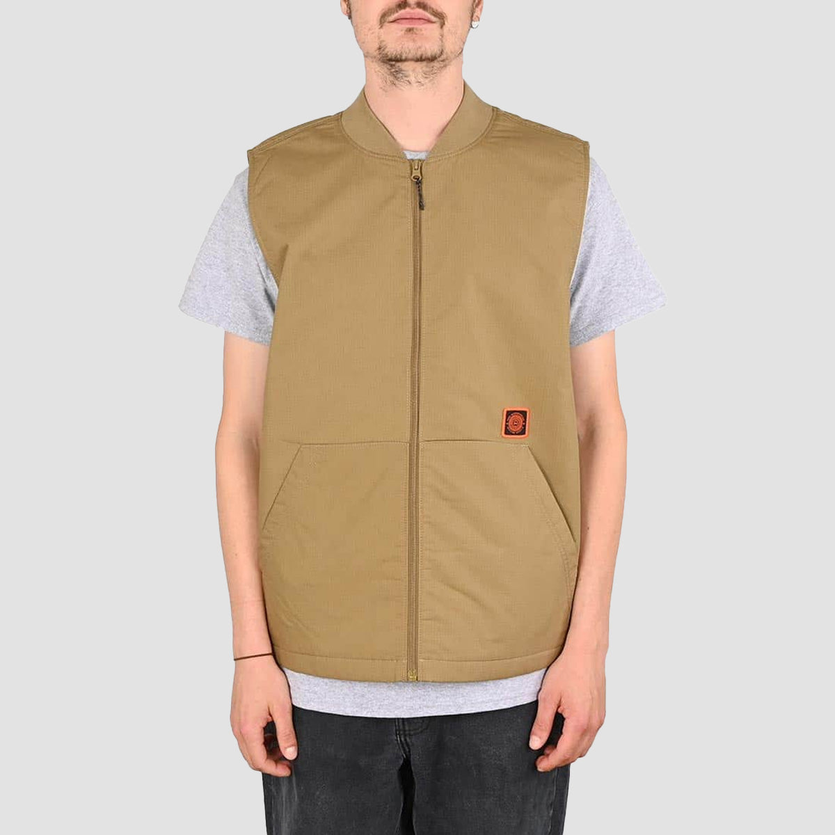 Vans Spitfire Wheels Vest Jacket Gothic Olive