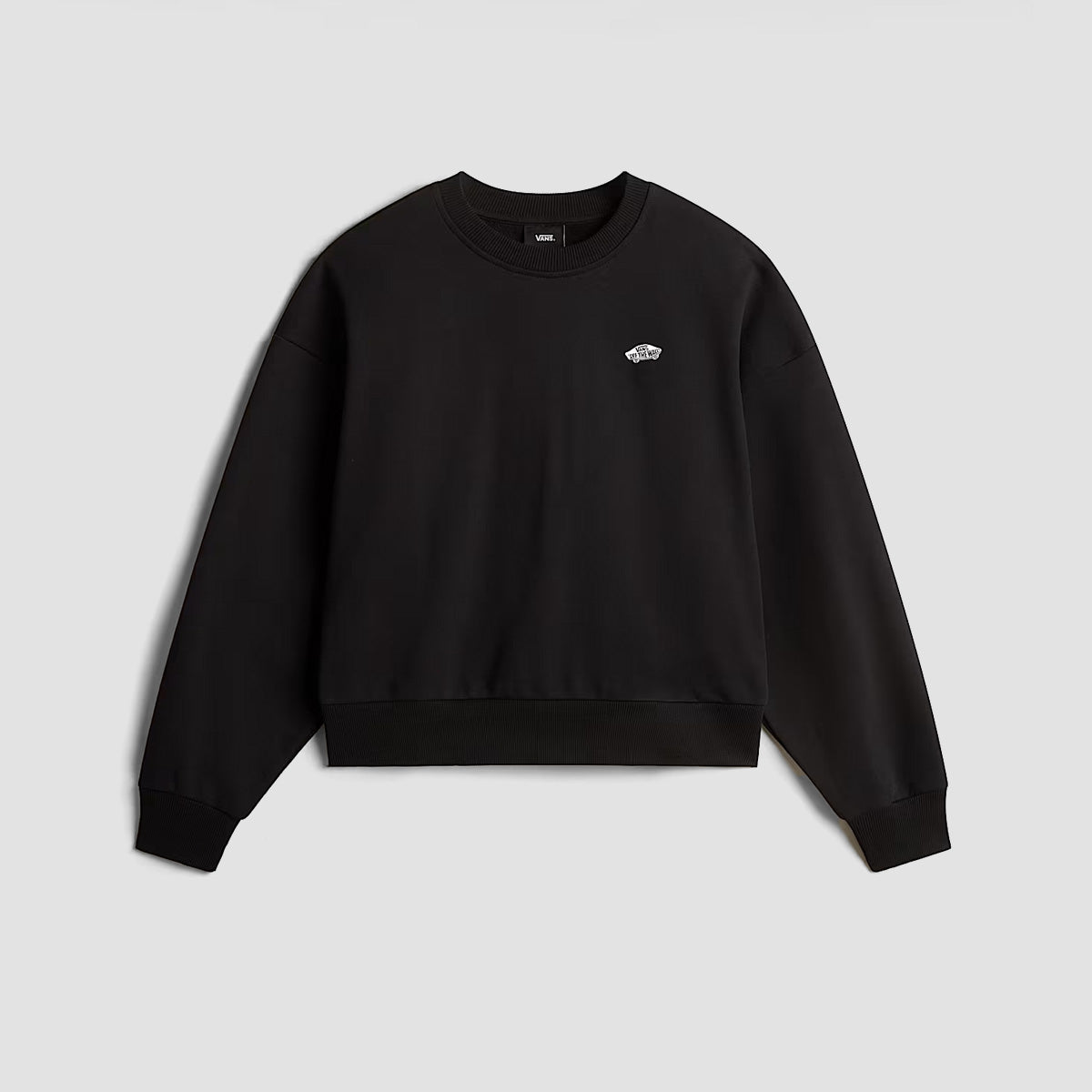 Vans Style 76 II Retro Crew Sweatshirt Black - Womens