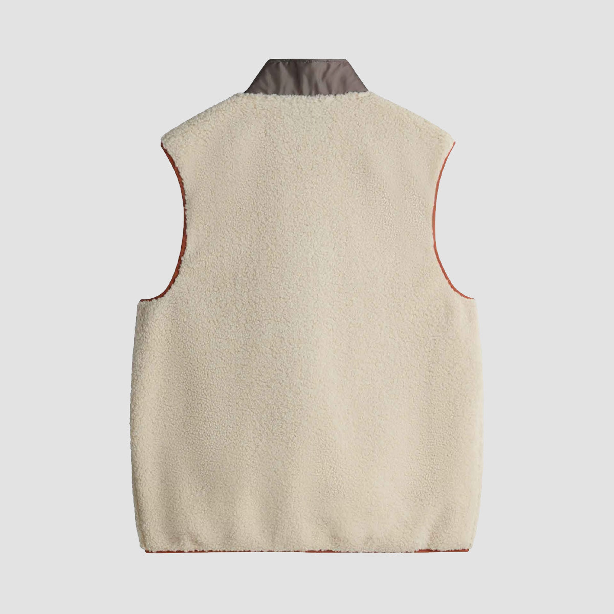 Vans Trevor Sherpa Vest Jacket Oatmeal/Bungee Cord