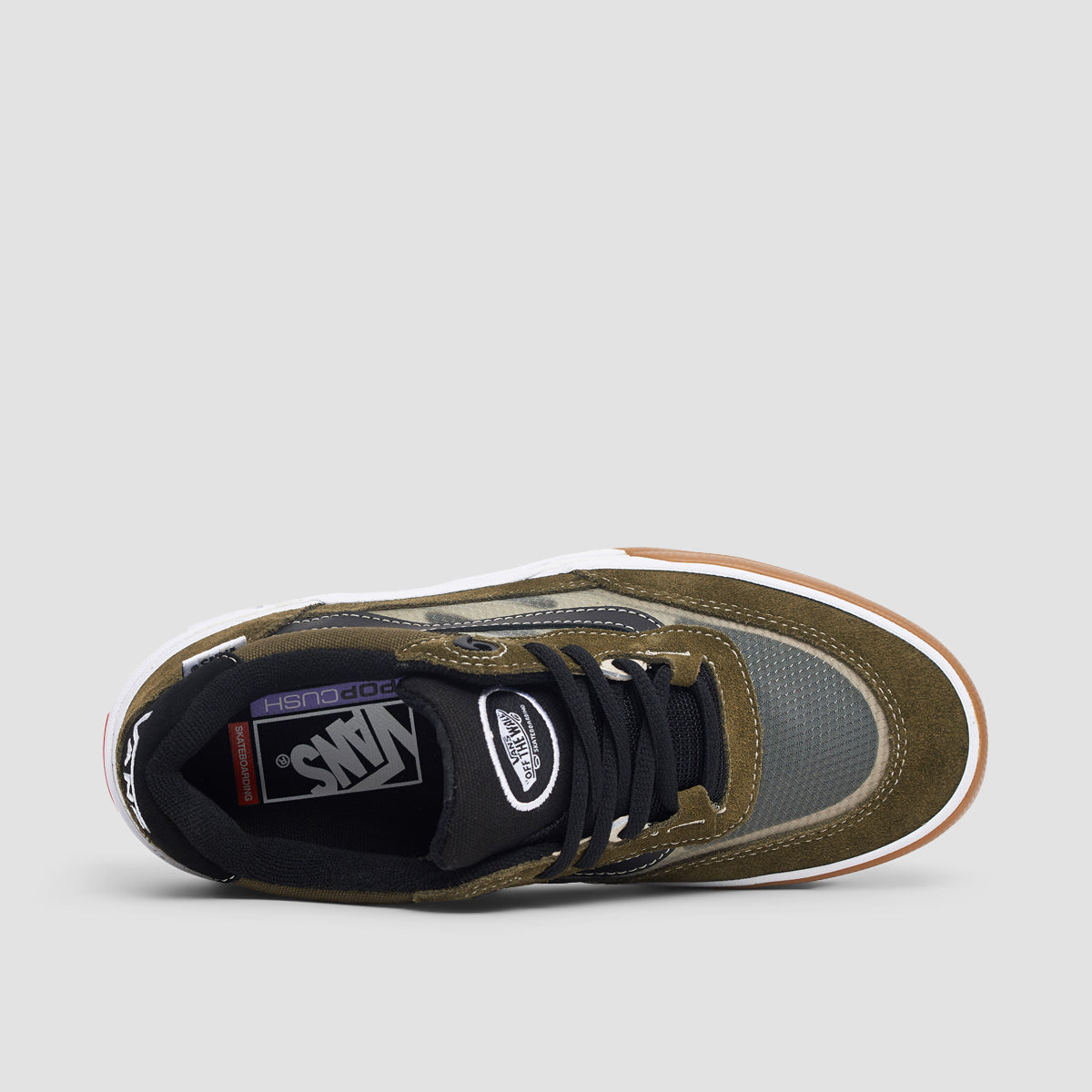 Vans shoes shop kids olive