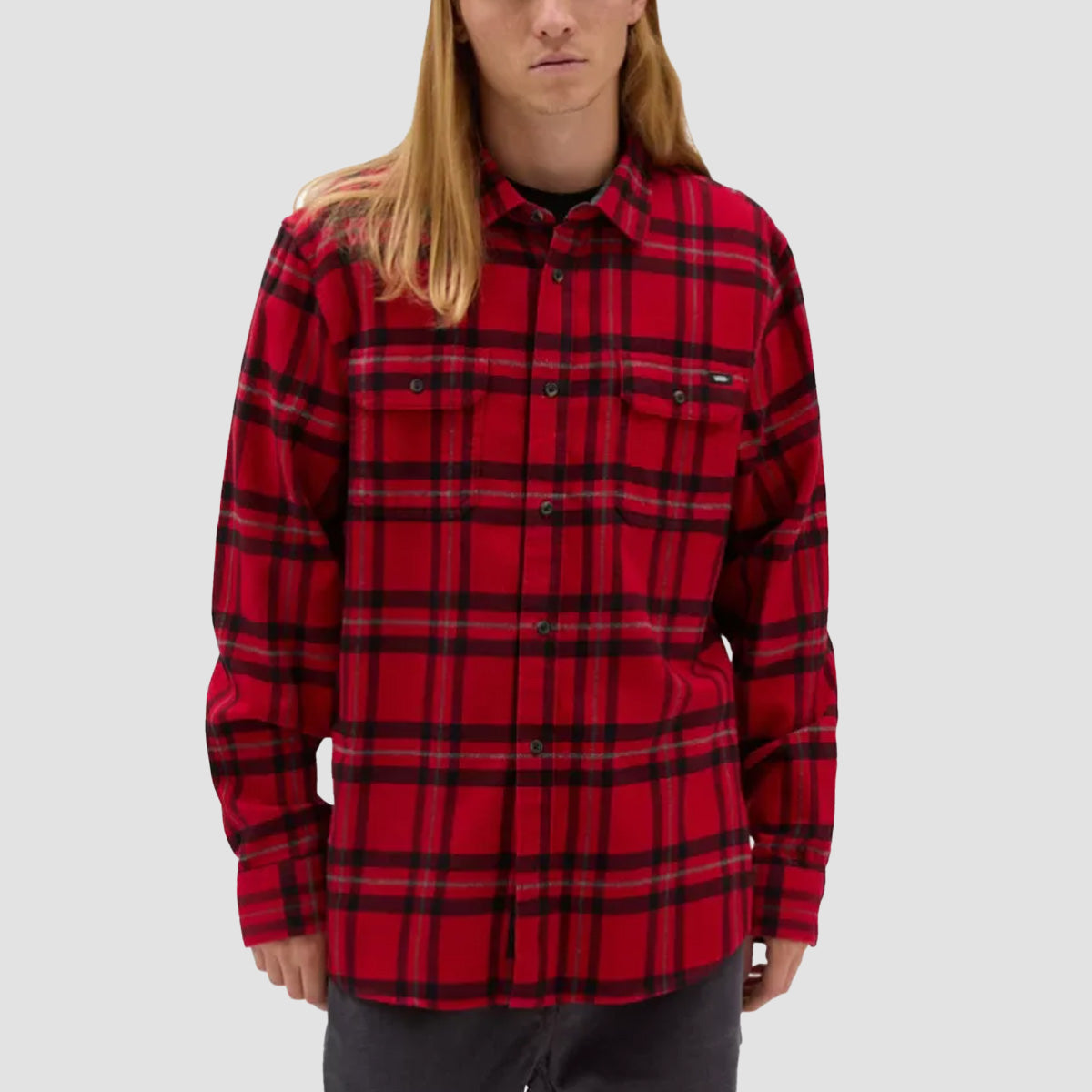 Vans Westminster Longsleeve Shirt Chili Pepper/Black