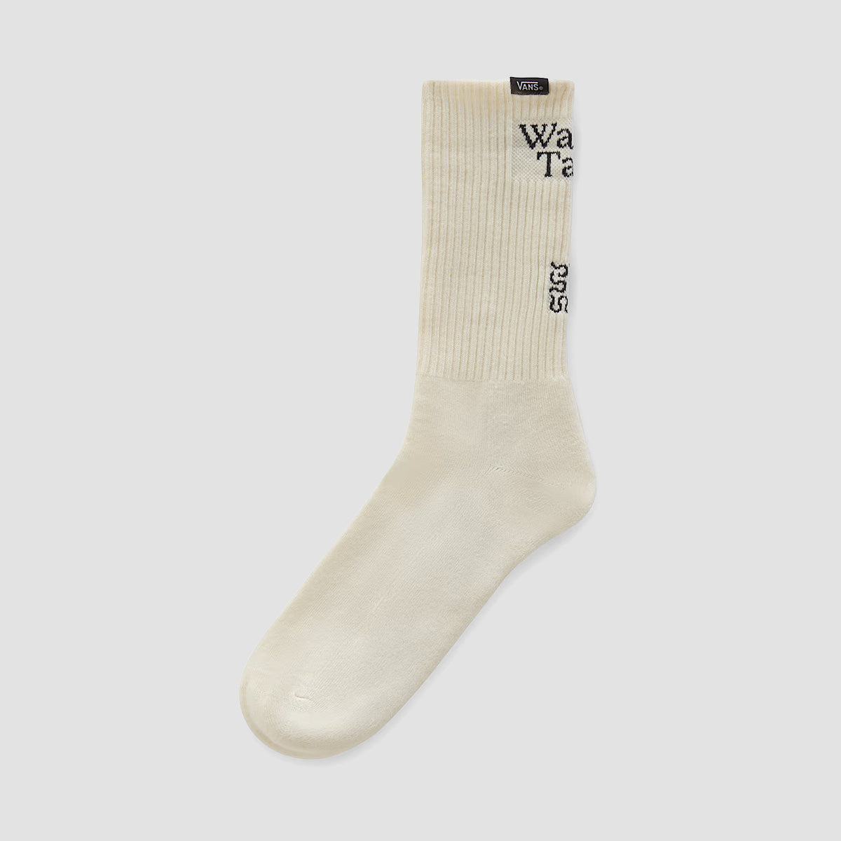 Vans X Wasted Talent Check Crew Socks Antique White