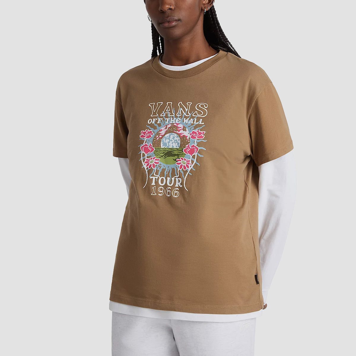 Vans Yesterdays BFF T-Shirt Otter - Womens