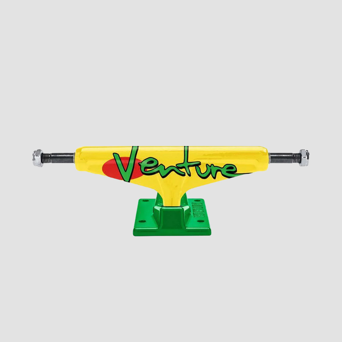 Venture 5.2 Hi Team 92 Full Bleed Skateboard Trucks 1 Pair Yellow/Green - 8"