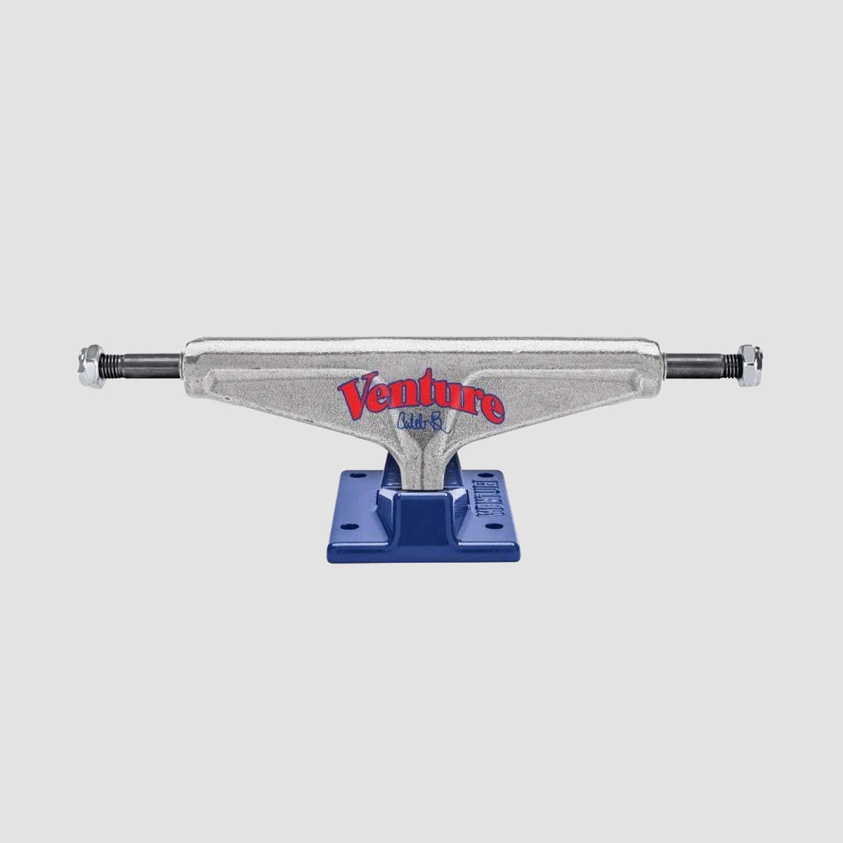 Venture 5.6 Hi Caleb Barnett Playoffs Skateboard Trucks 1 Pair Polished/Blue - 8.25"