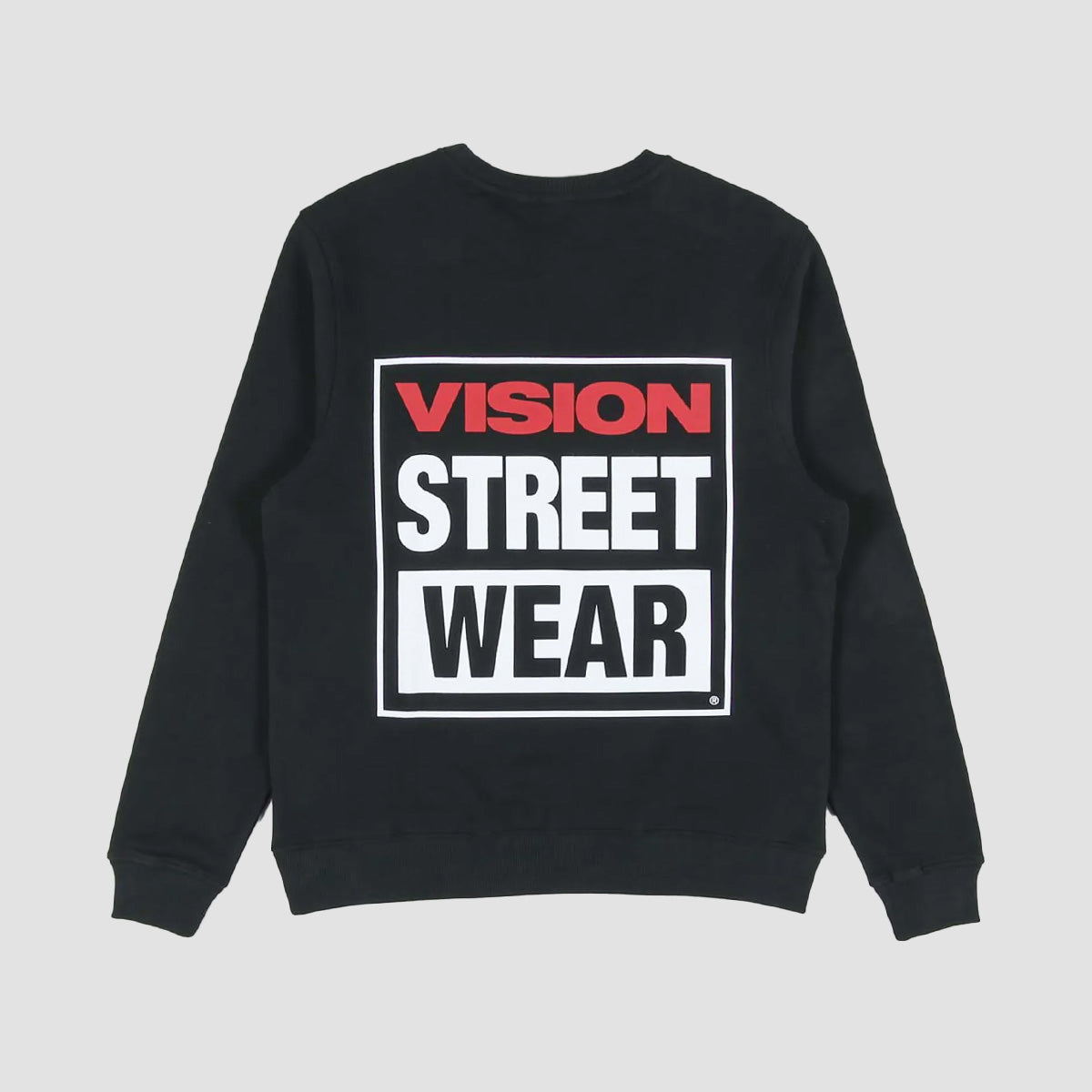 Vision OG Box Logo Crew Sweatshirt Black