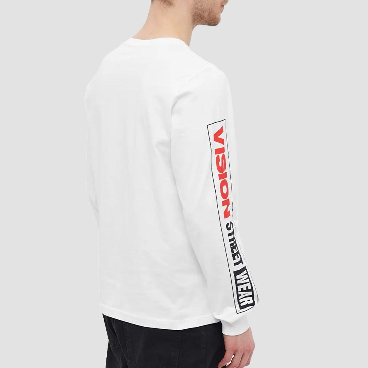 Vision OG Box Logo Longsleeve T-Shirt White