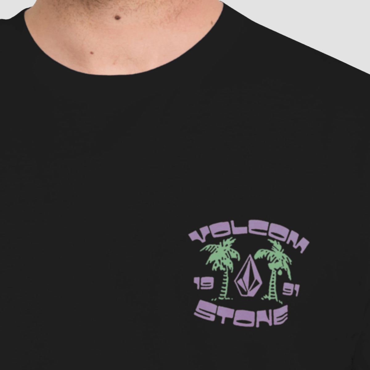 Volcom 91 Palm T-Shirt Black