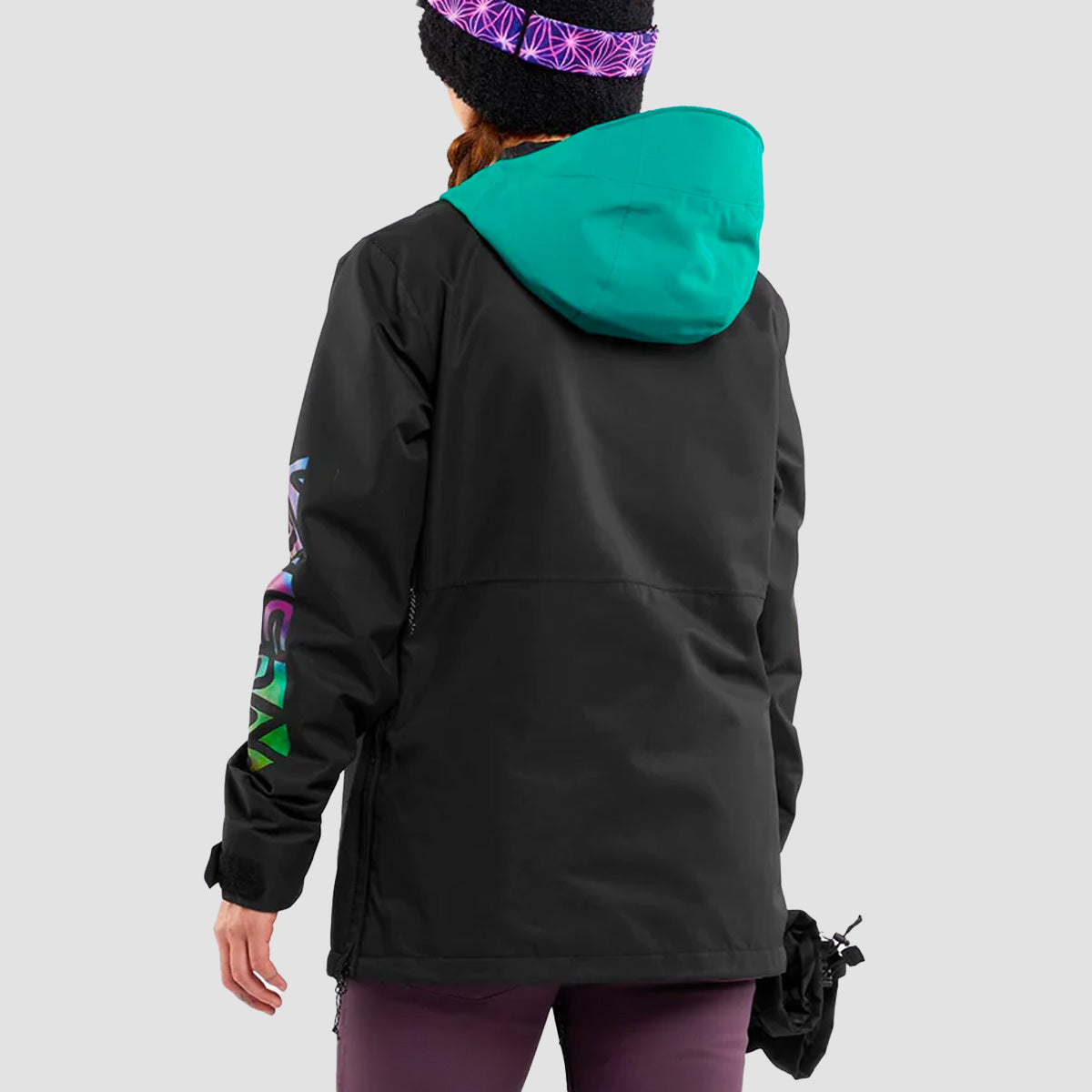 Volcom Ashfield Pullover Snow Jacket Black - Womens