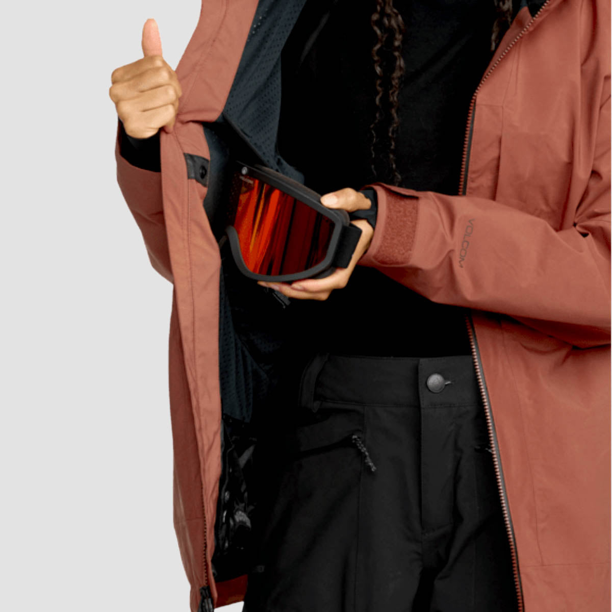 Volcom AT Stretch Gore-Tex Snow Jacket Henna - Womens