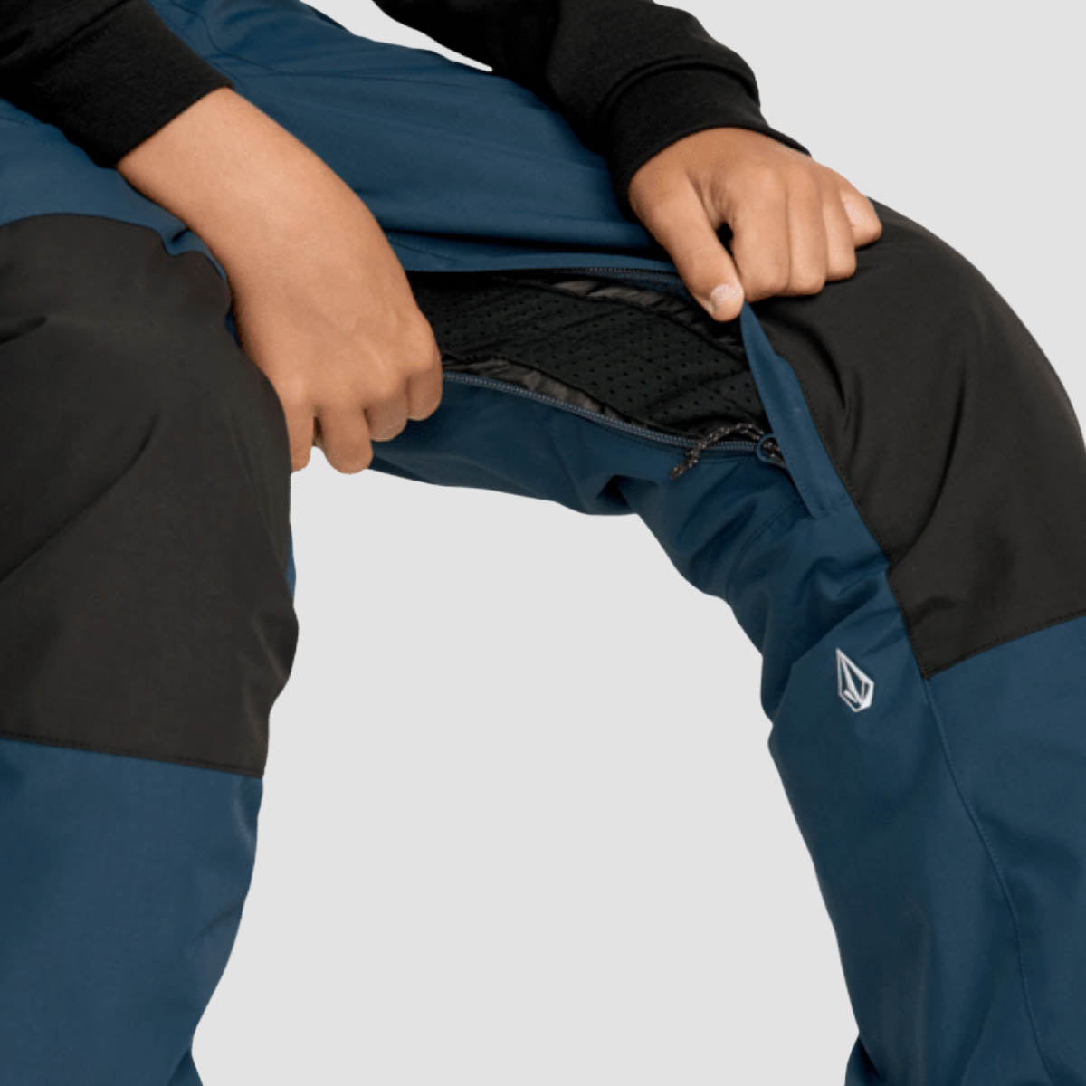 Volcom Barkley Ins 10K Bib Overall Snow Pants Deep Blue - Kids