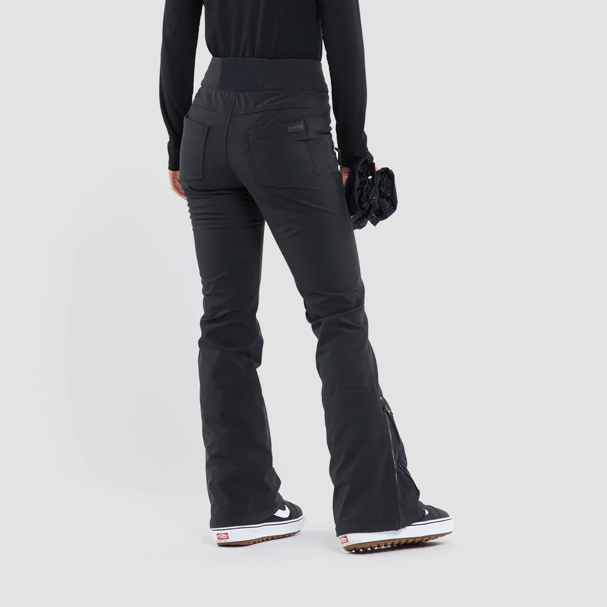 Volcom Battle Stretch High Rise Snow Pants Black - Womens