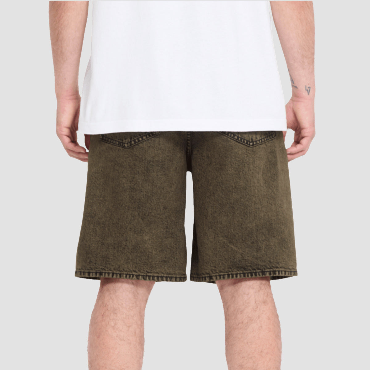 Volcom Billow 22" Denim Shorts Sage Leaf