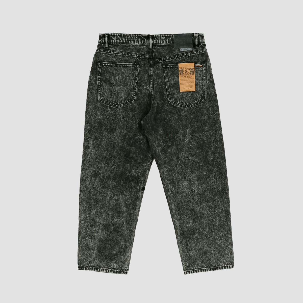 Volcom Billow Tapered Jeans Light Acid Black