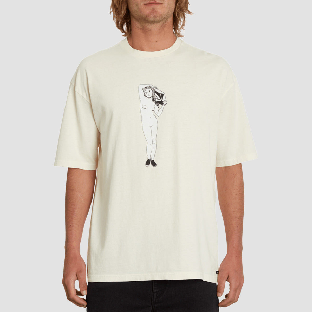 Volcom Binik T-Shirt Whitecap Grey