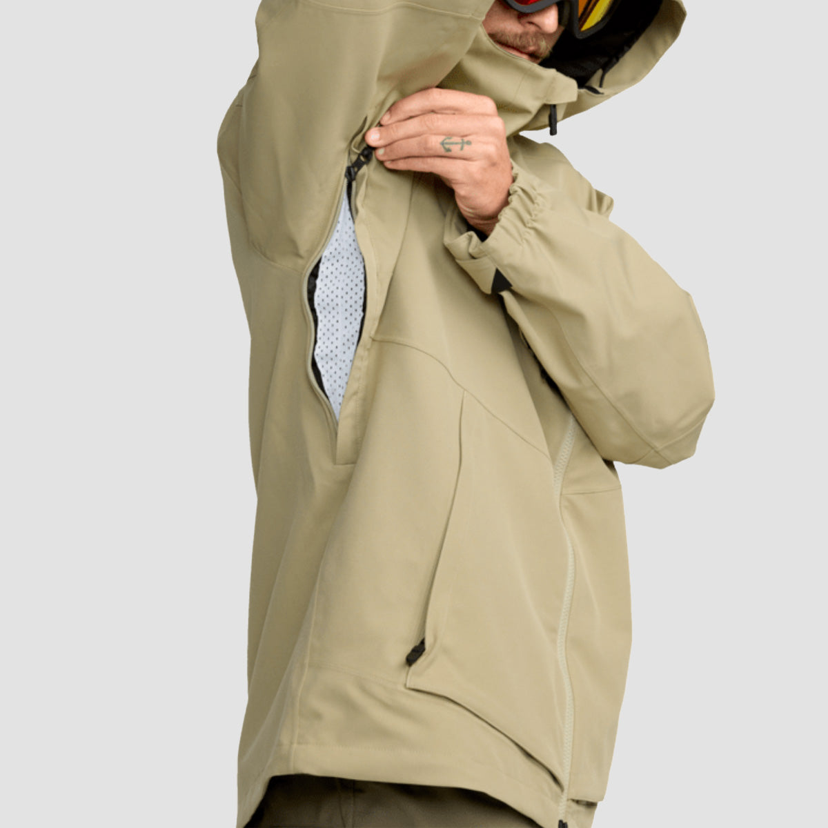 Volcom Brighton 15K Full Zip Snow Jacket Moss Green