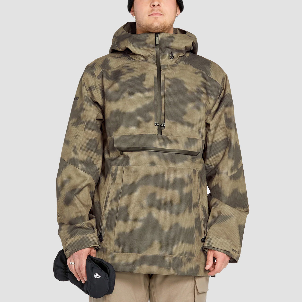 Volcom Brighton 15K Pullover Snow Jacket Camouflage