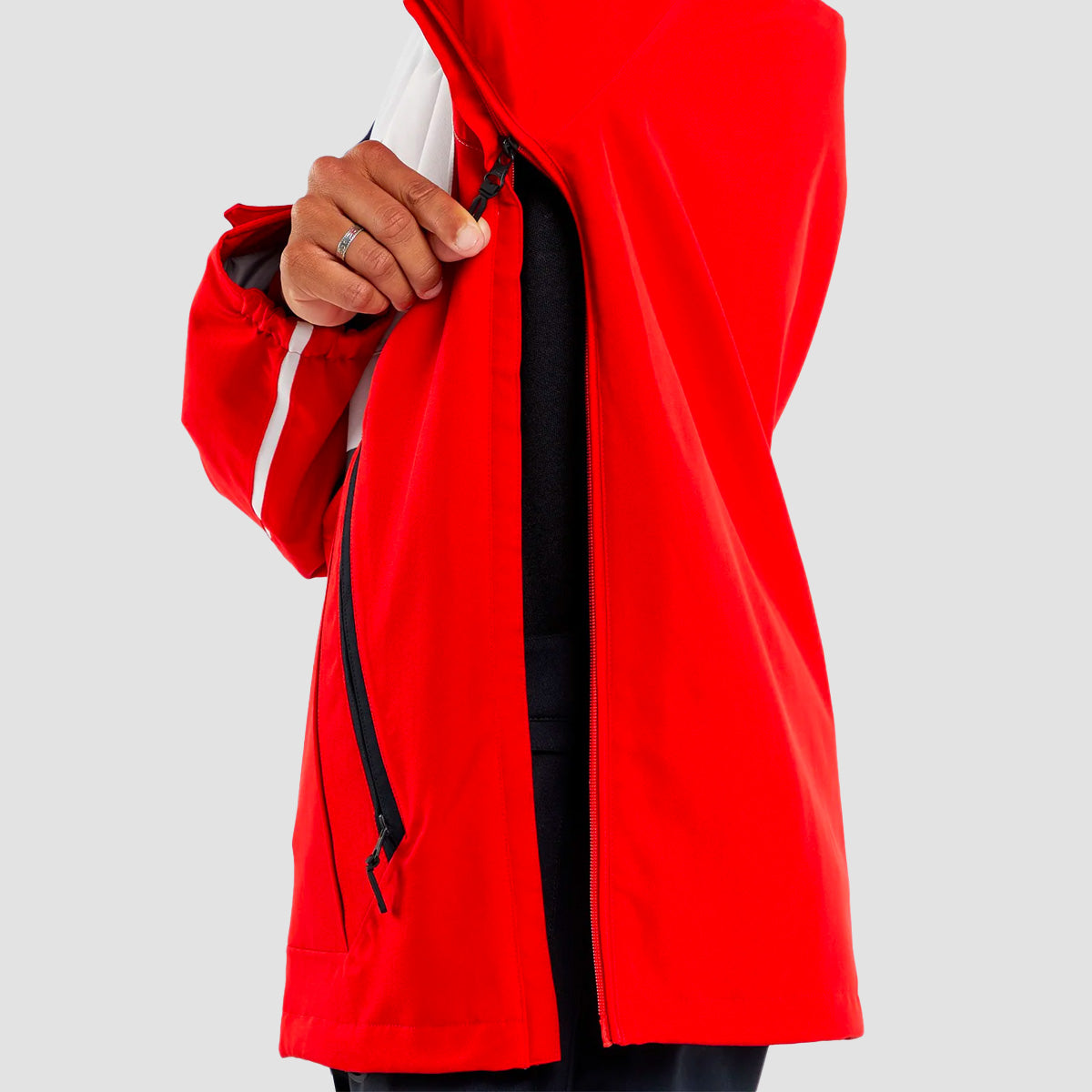 Volcom Brighton Pullover Snow Jacket Red