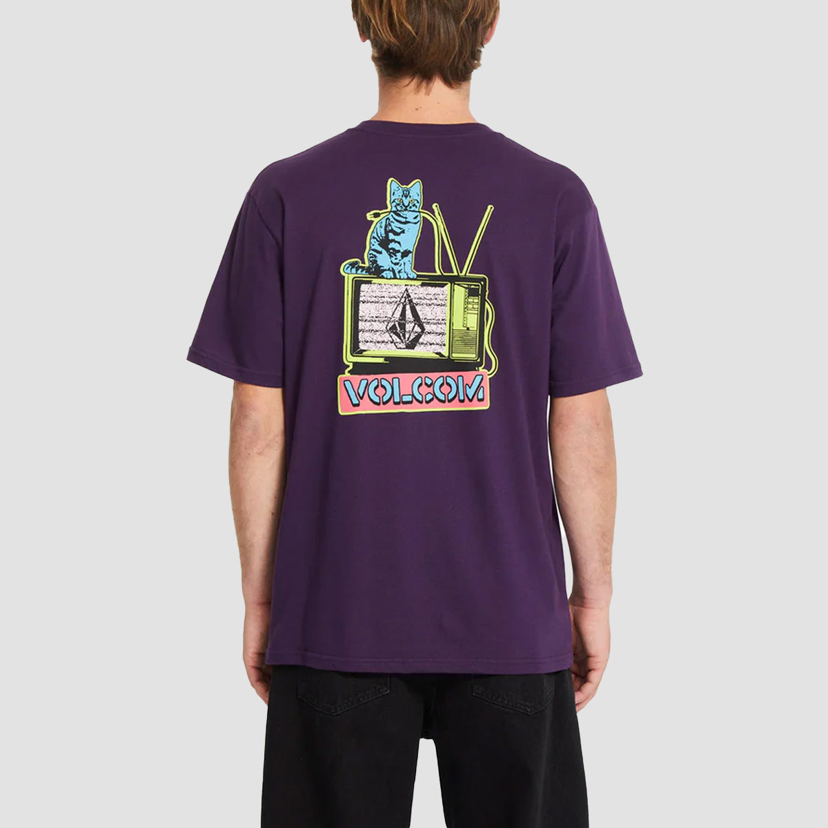 Volcom CatV T-Shirt Grape Royale