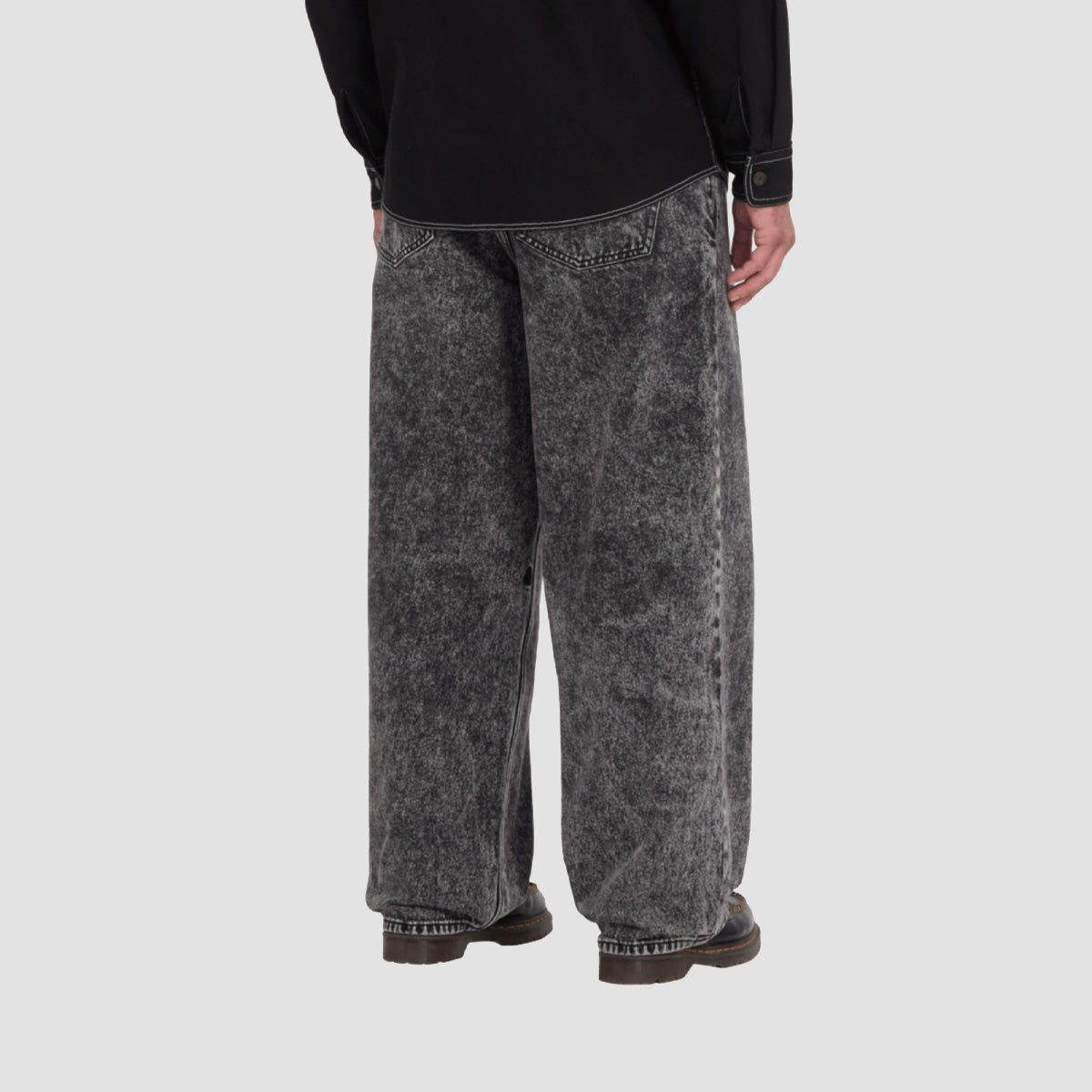 Volcom Chillow Super Loose Fit Jeans Light Acid Black