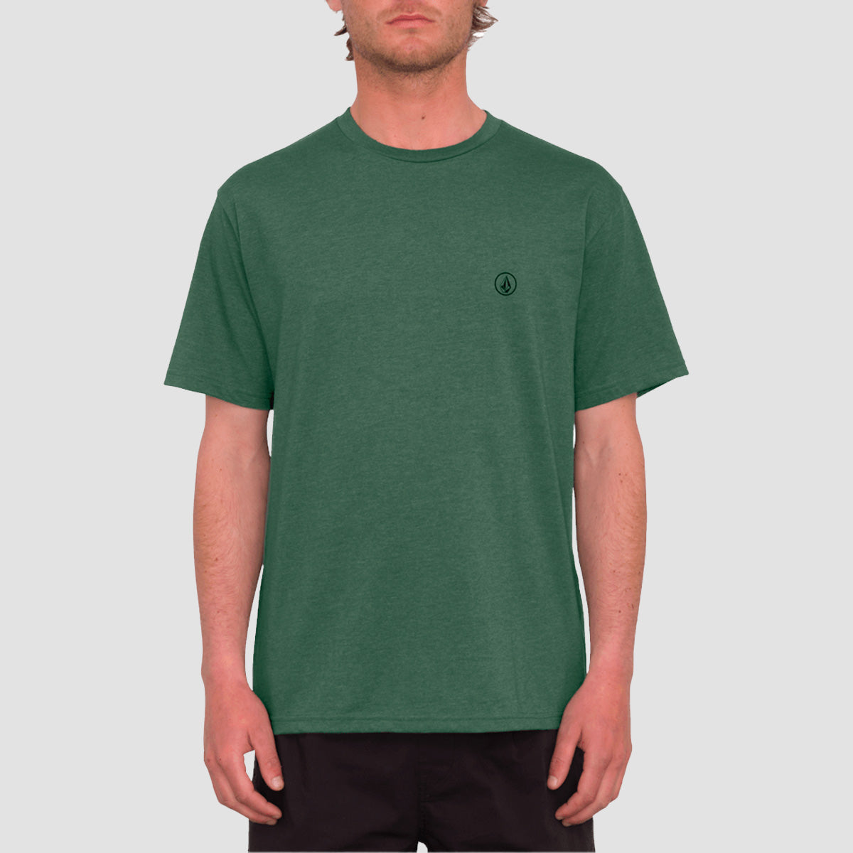 Volcom Circle Blanks T-Shirt Heather Fir Green