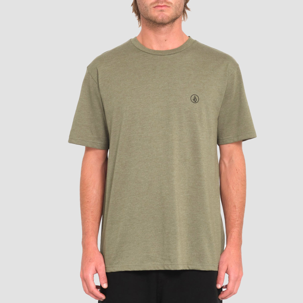 Volcom Circle Blanks T-Shirt Heather Wintermoss