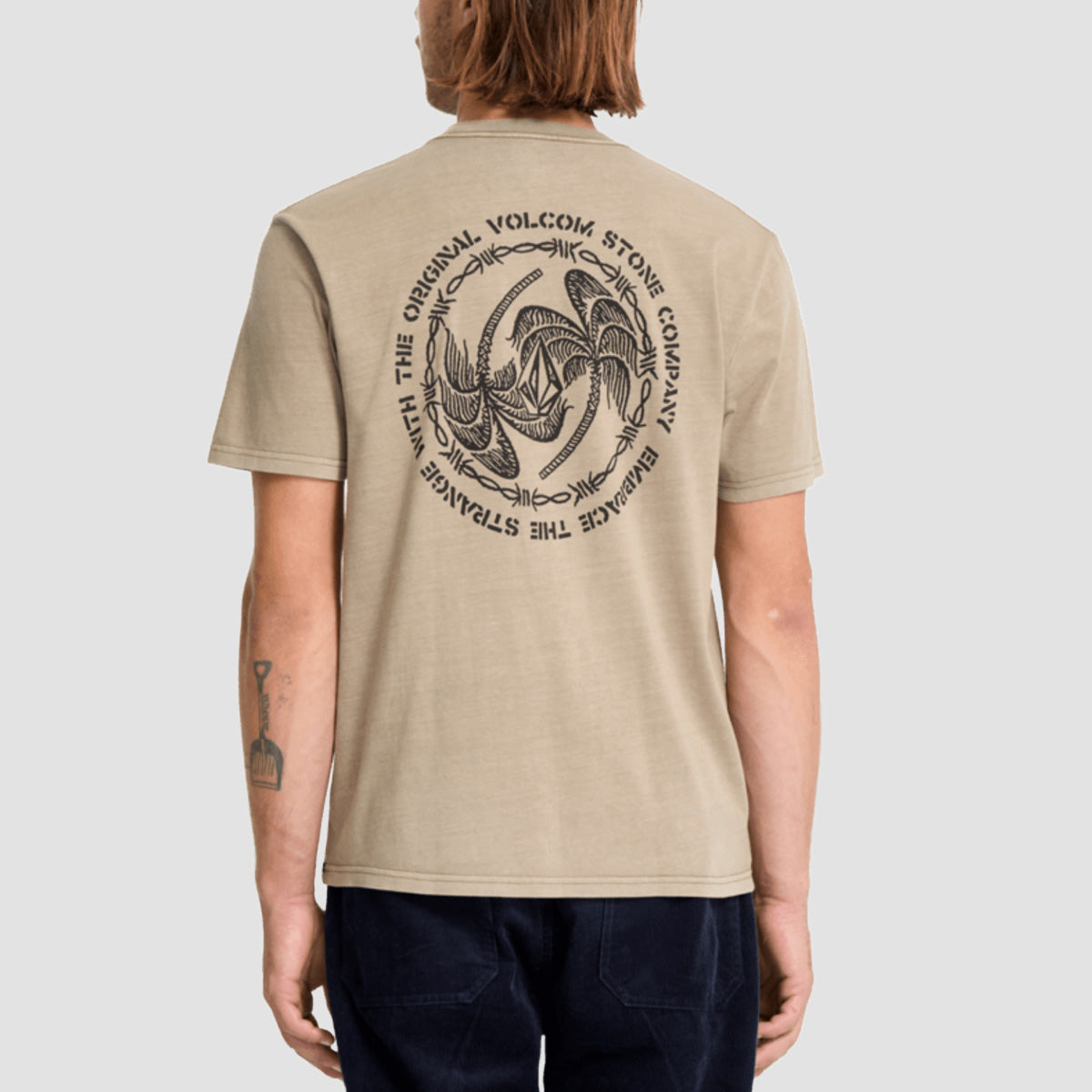 Volcom Circlepalm PW T-Shirt Brindle