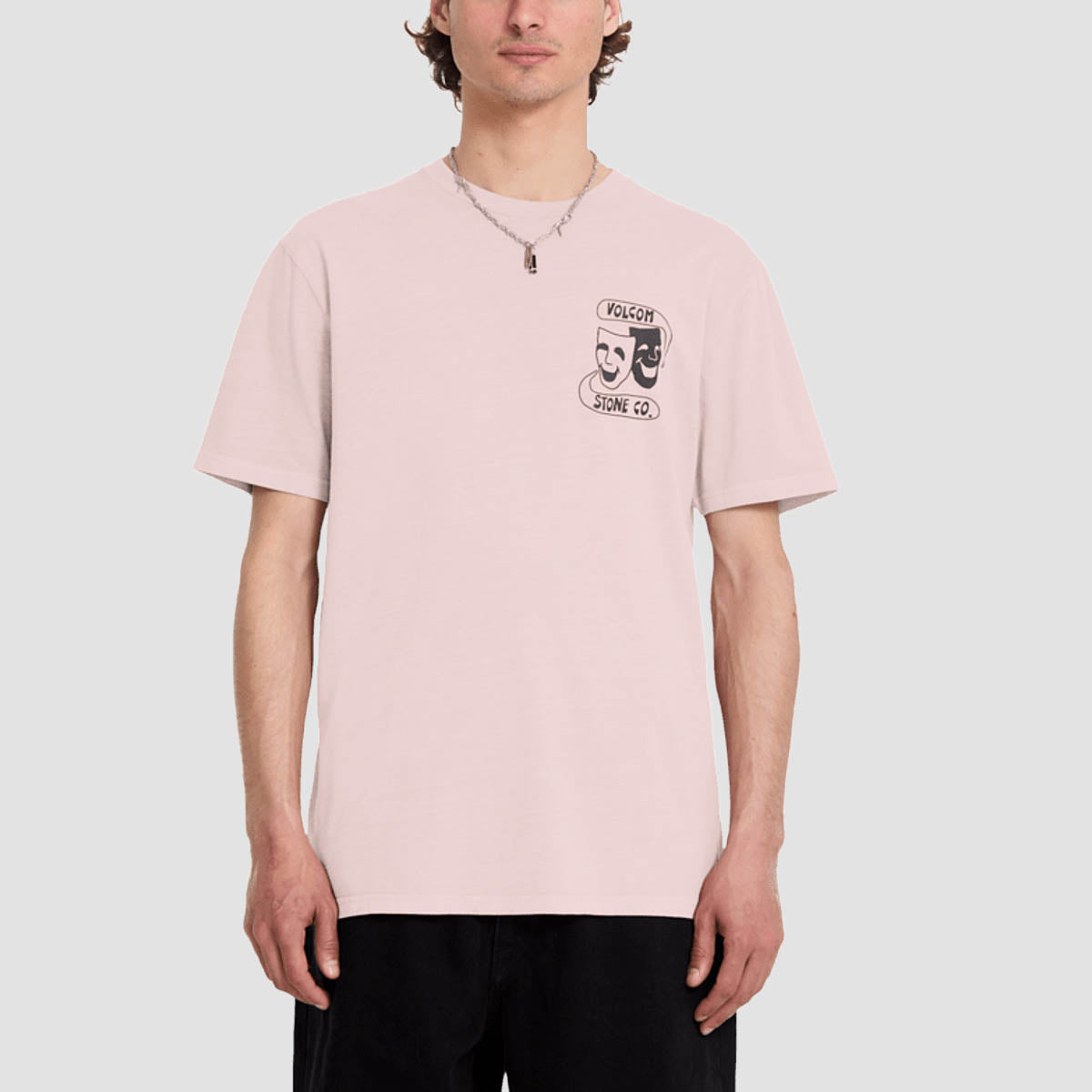 Volcom Comedie PW T-Shirt Bark Brown