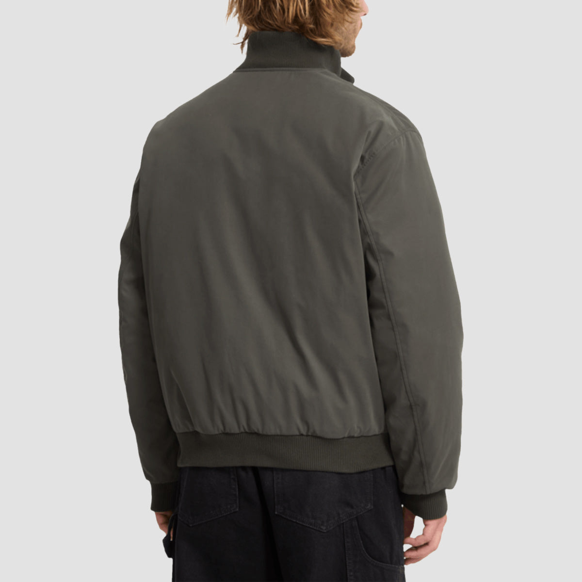 Volcom Damerman Bomber Jacket Rinsed Black