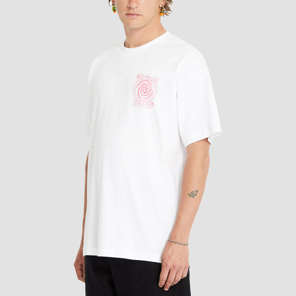 Volcom Deep Trance LSE T-Shirt White