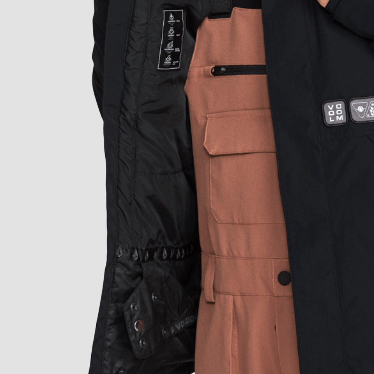 Volcom Double Ins 10K Snow Jacket Black