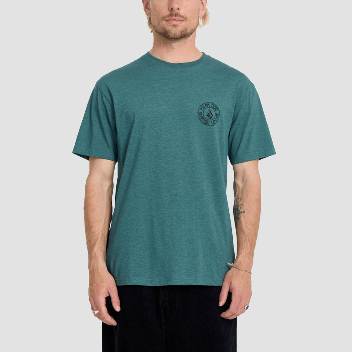 Volcom Drain You T-Shirt Rifle Green