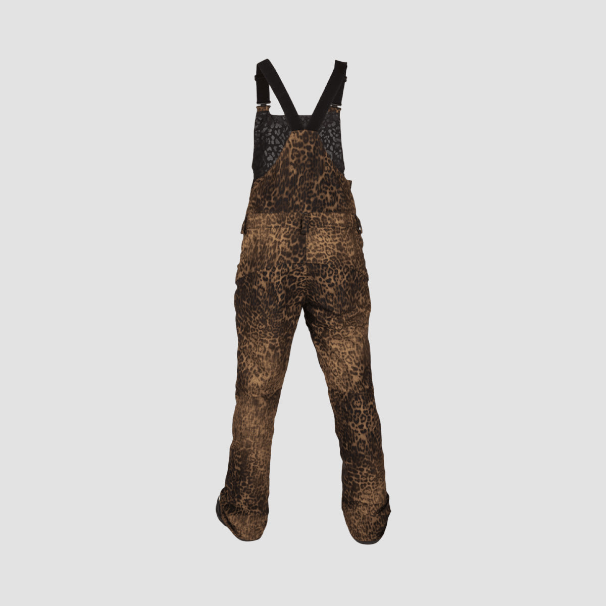 Volcom Elm Gore-Tex Snow Bib Overall Pants Leopard - Womens