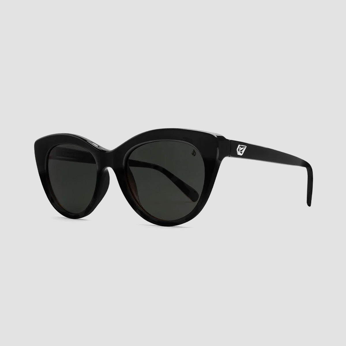 Volcom Eyeeye Stone Sunglasses Gloss Black/Grey - Womens