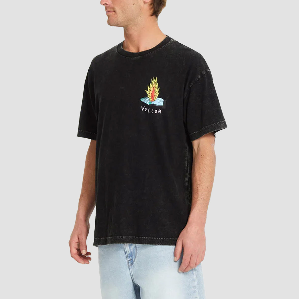 Volcom FA Bob Mollema 1 LSE T-Shirt Light Acid Black