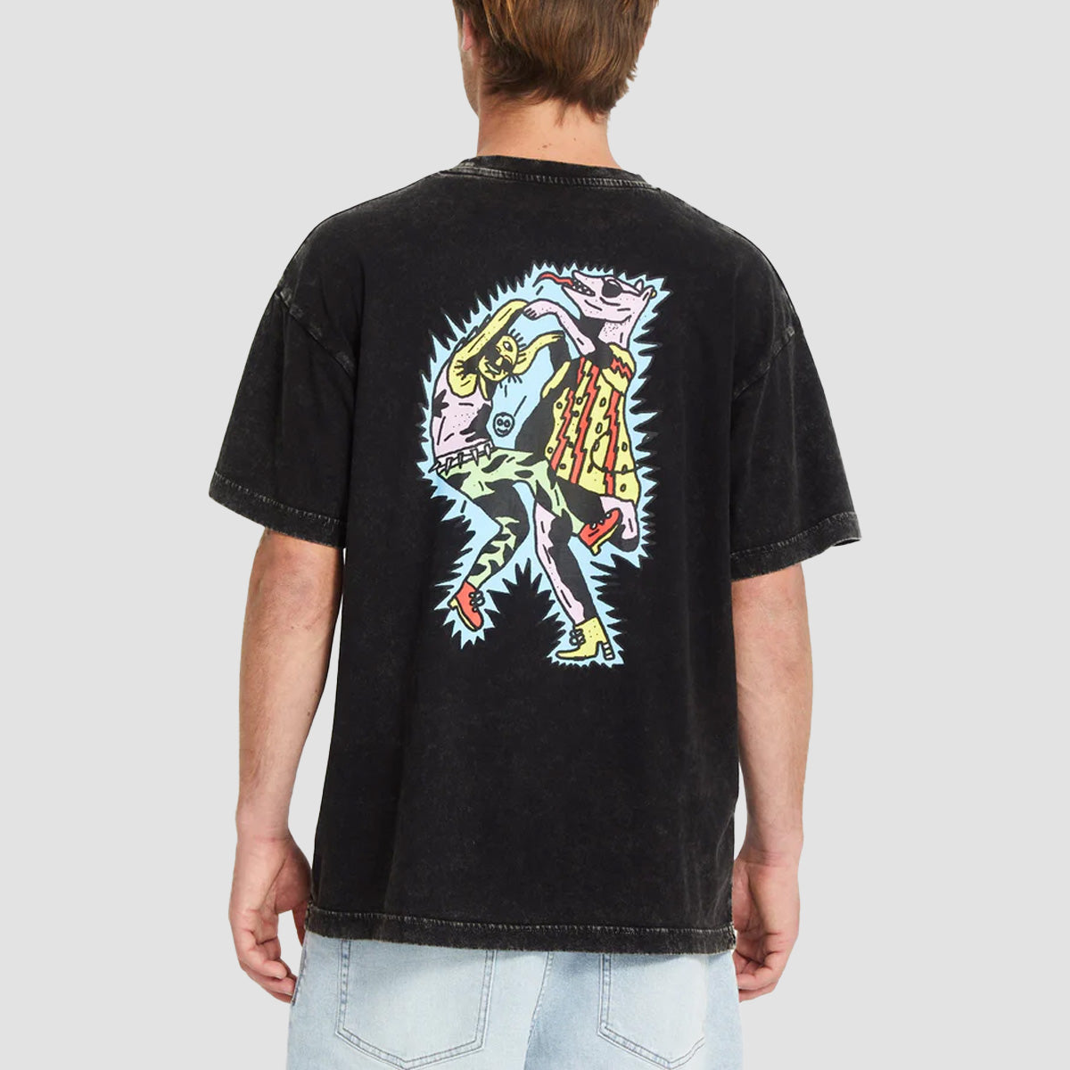 Volcom FA Bob Mollema 1 LSE T-Shirt Light Acid Black
