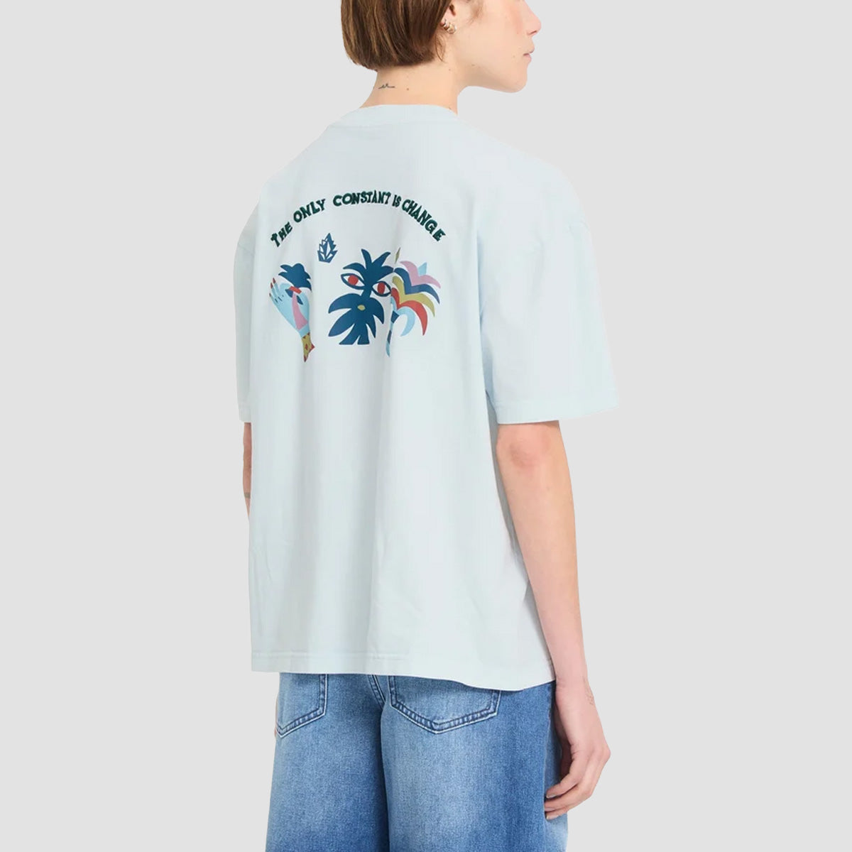 Volcom FA Bruno Lucas 2 T-Shirt Light Blue Acid - Womens