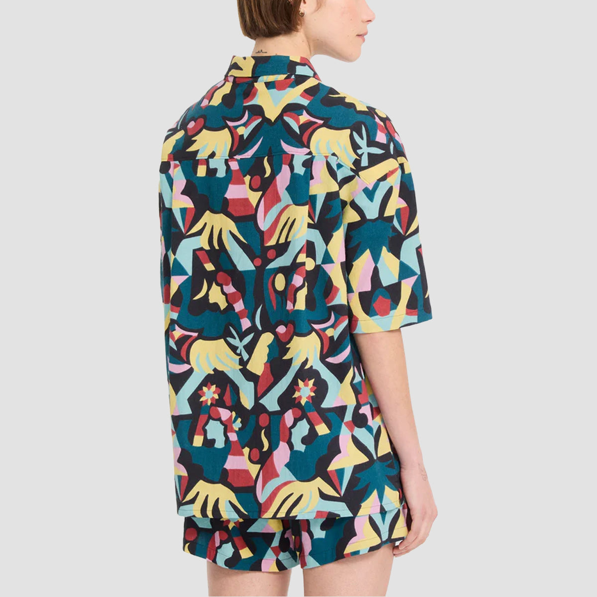 Volcom FA Bruno Lucas Short Sleeve Shirt Multi - Womens