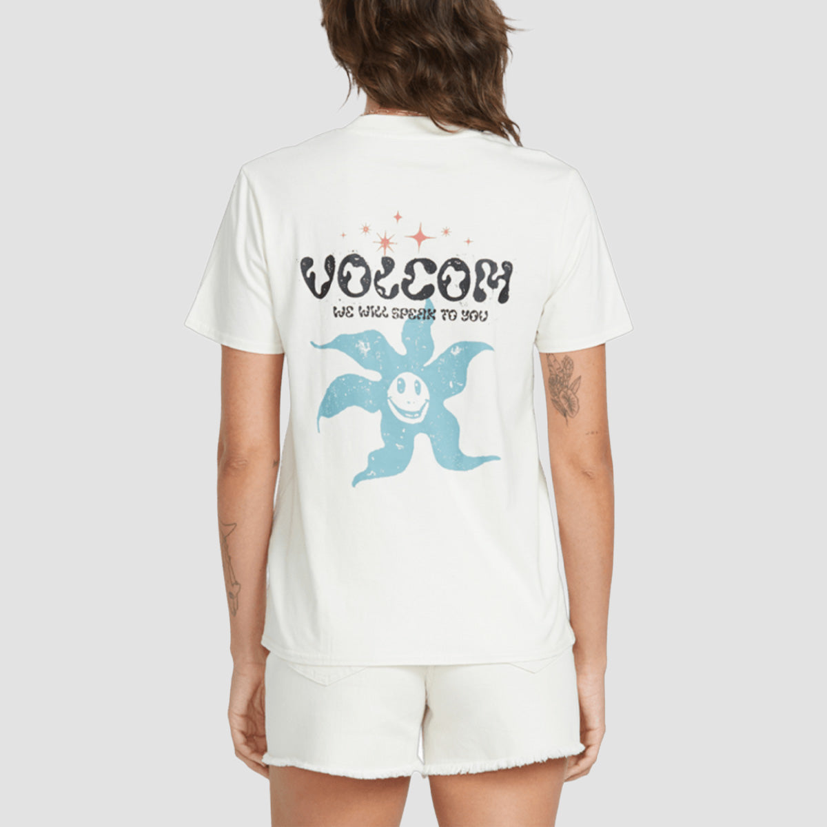 Volcom FA F Rygalski T-Shirt Bone - Womens