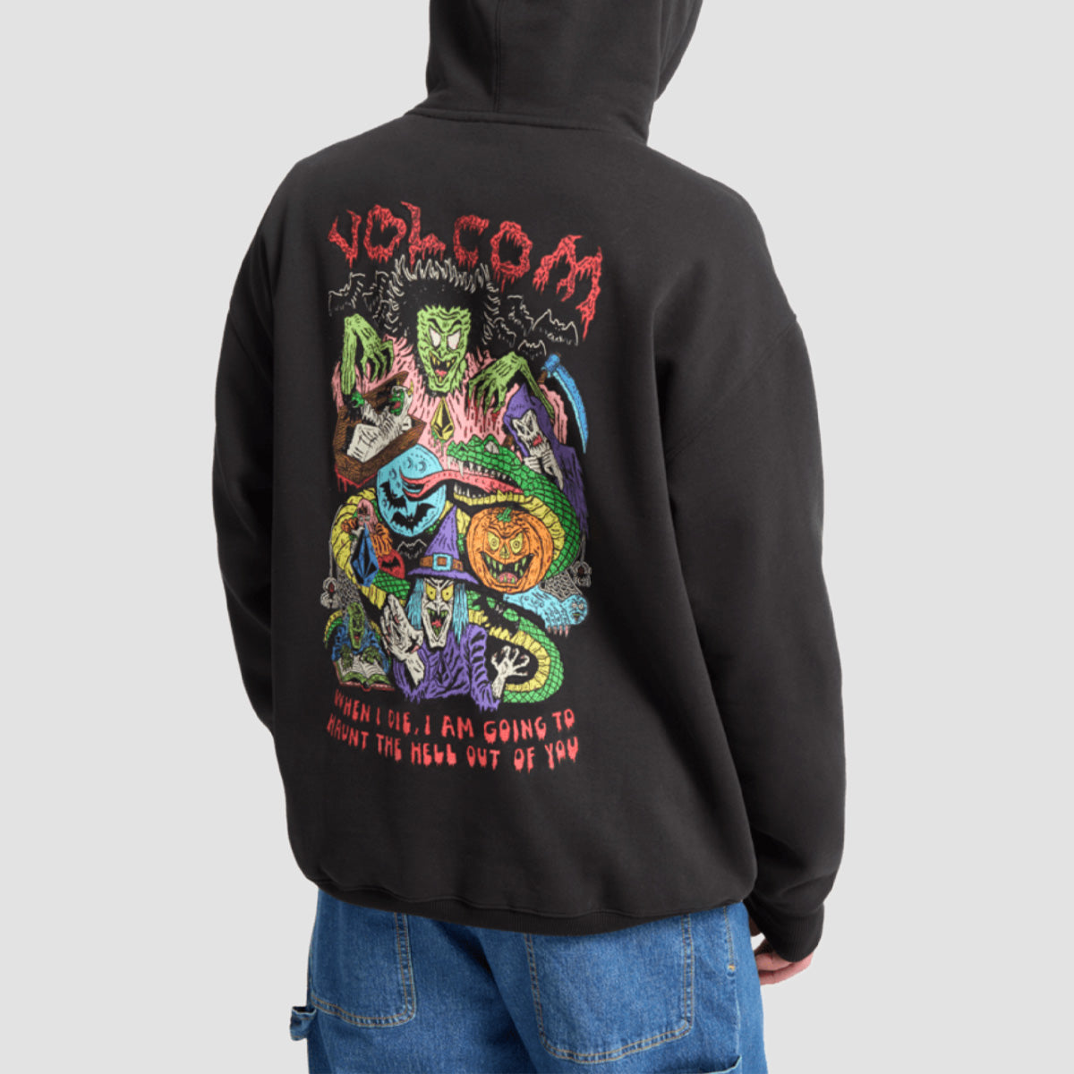 Volcom FA JJ Villard Pullover Hoodie Black